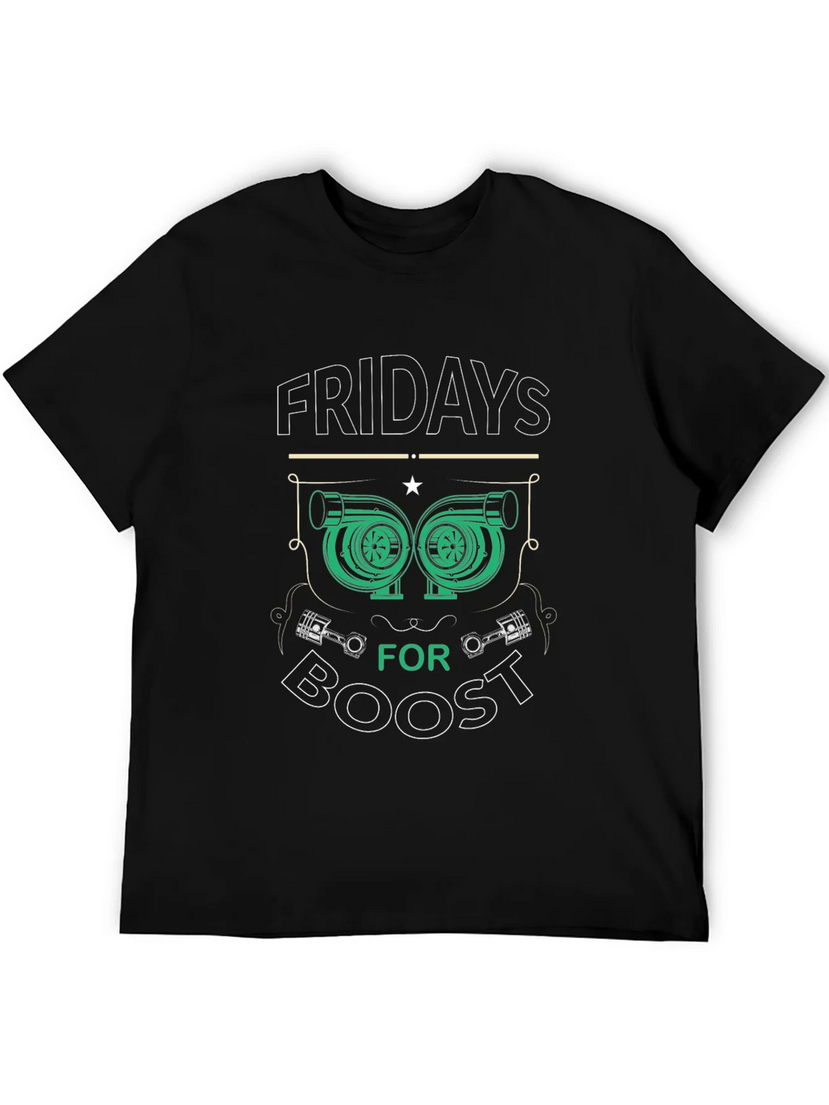 Fridays for Boost T-Shirt - Turbocharged Style product image 4