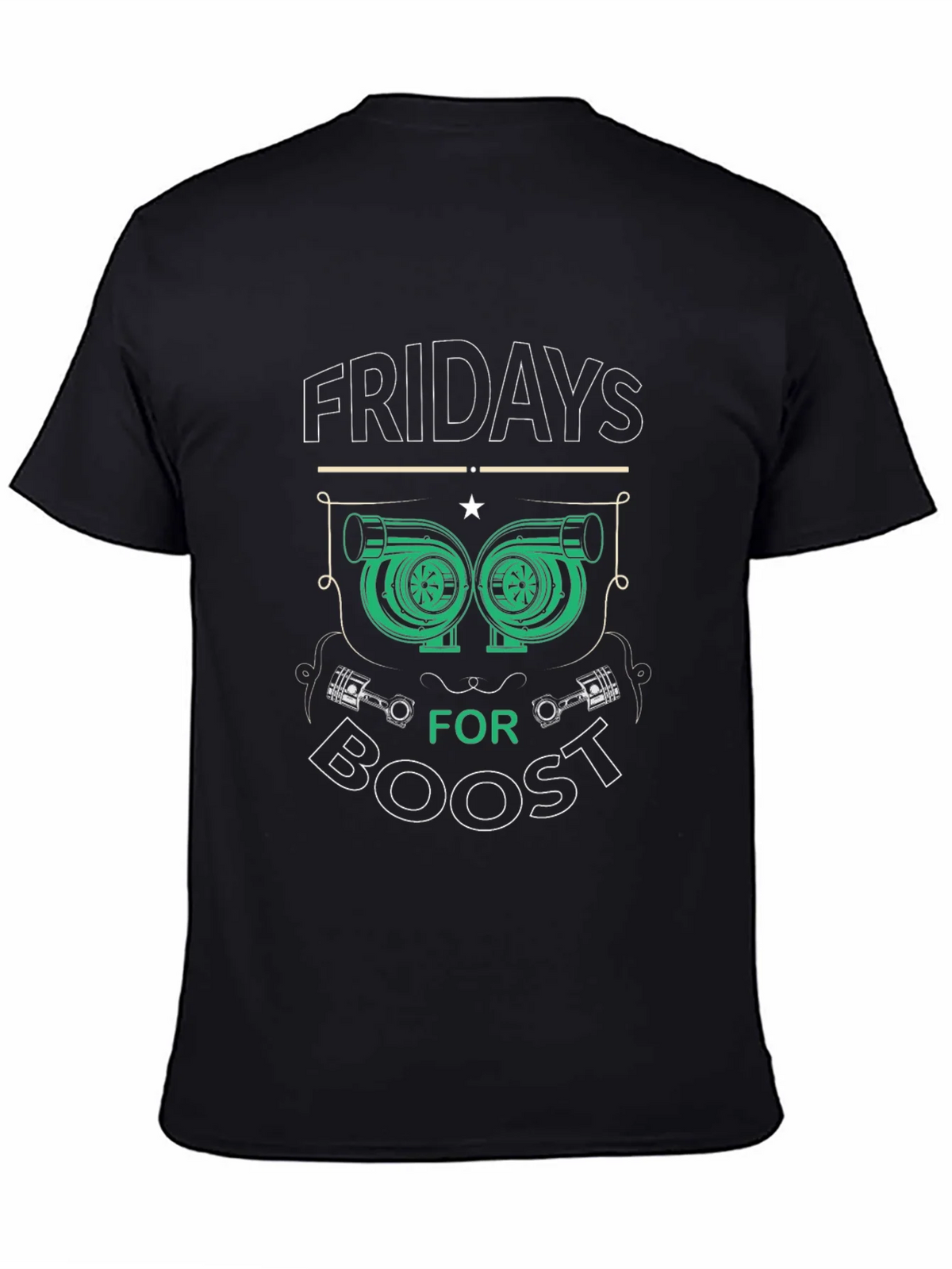 Fridays for Boost T-Shirt - Turbocharged Style product image 3