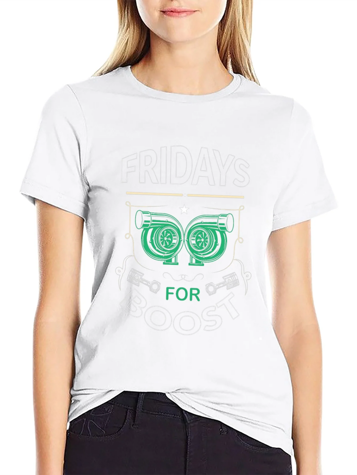 Fridays for Boost T-Shirt - Turbocharged Style product image 6
