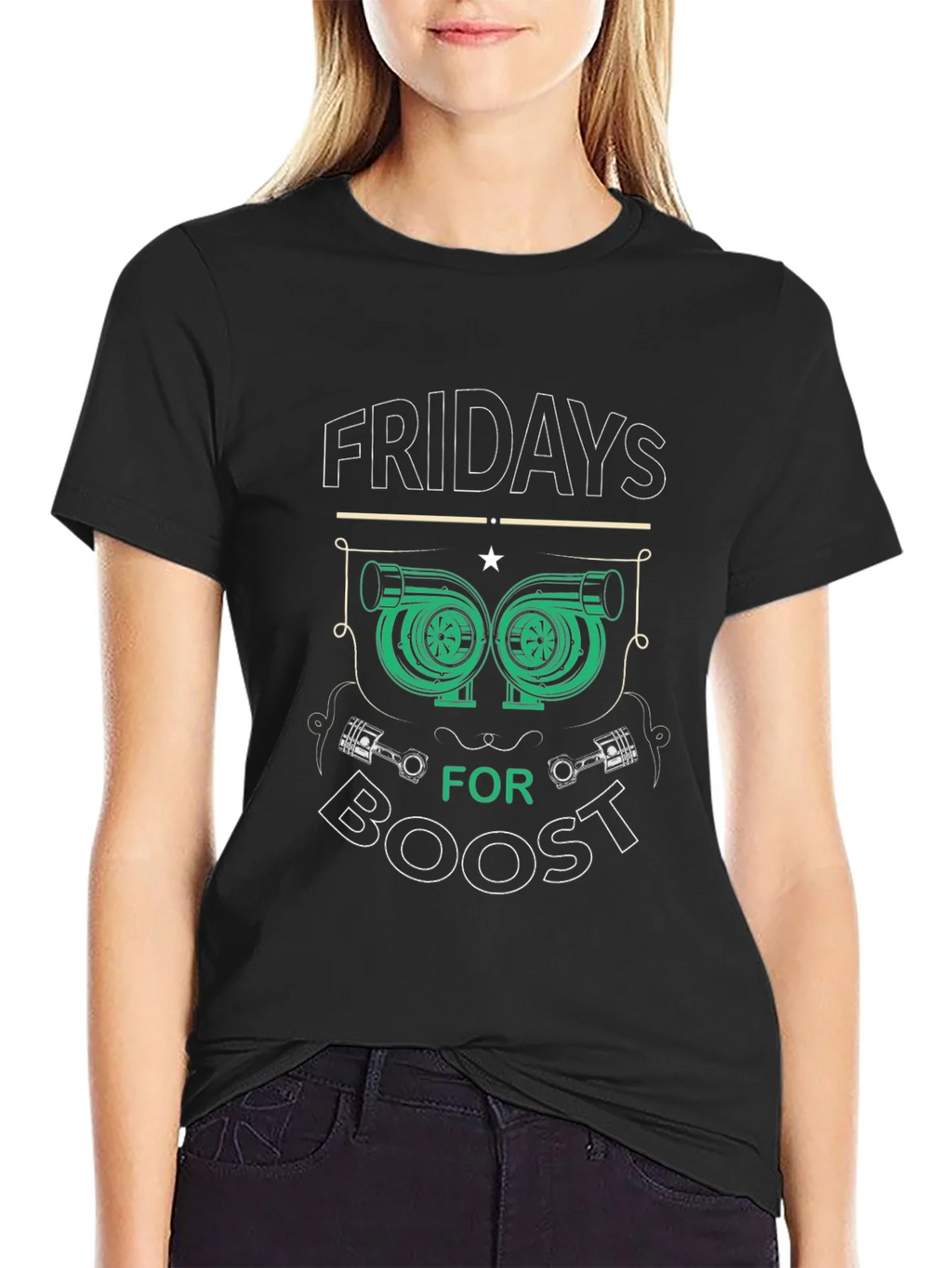 Fridays for Boost T-Shirt - Turbocharged Style product image 2