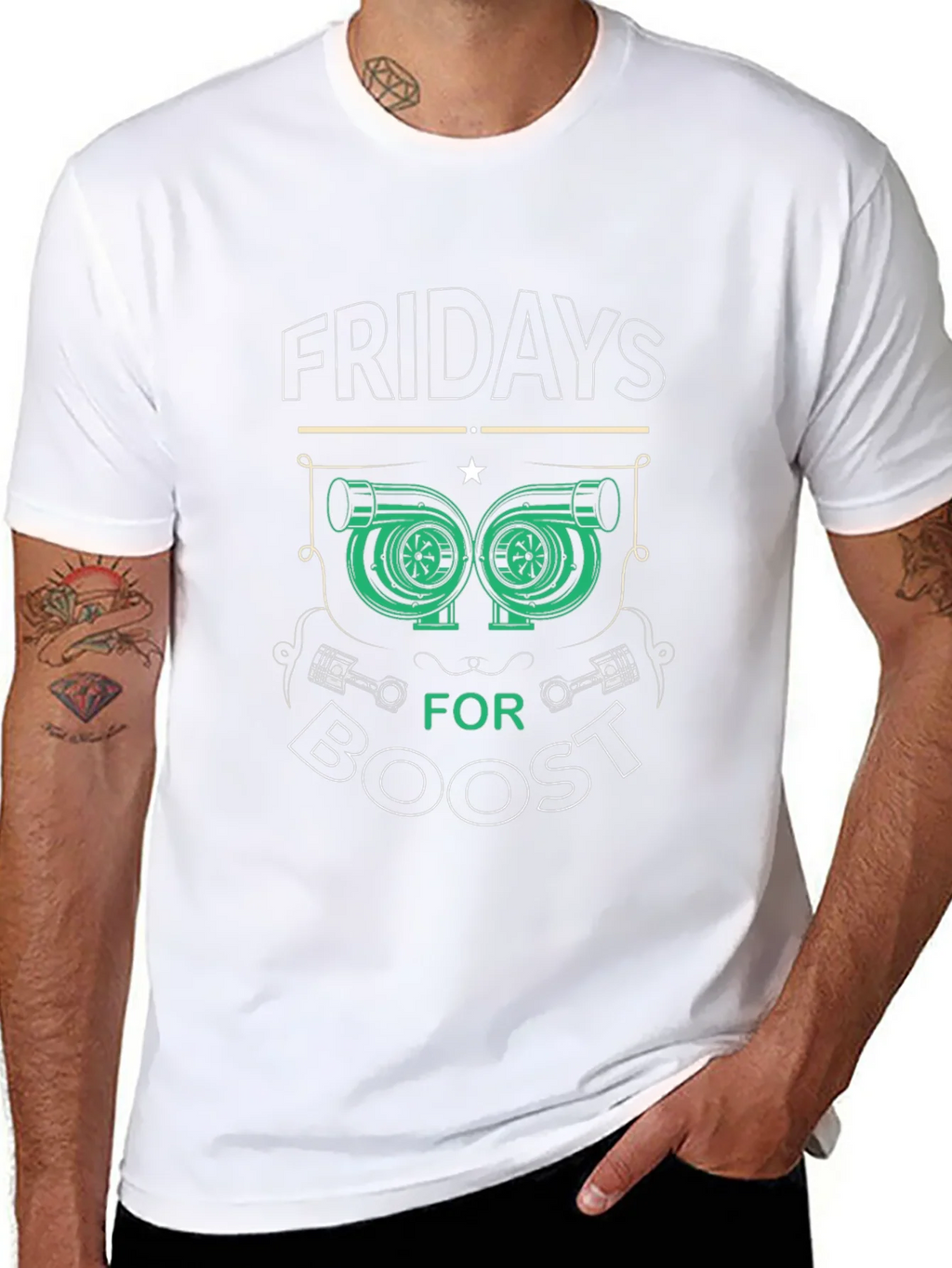 Fridays for Boost T-Shirt - Turbocharged Style product image 5