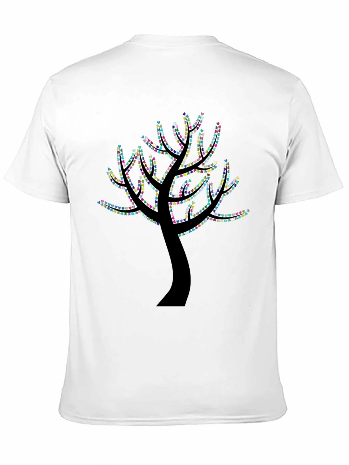 Heart Tree Graphic Black T-Shirt product image 10