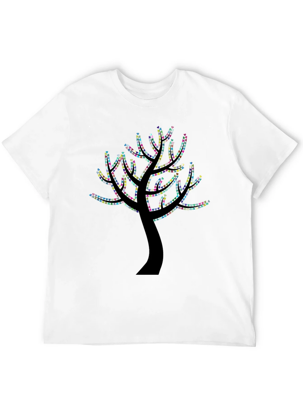 Heart Tree Graphic Black T-Shirt product image 11