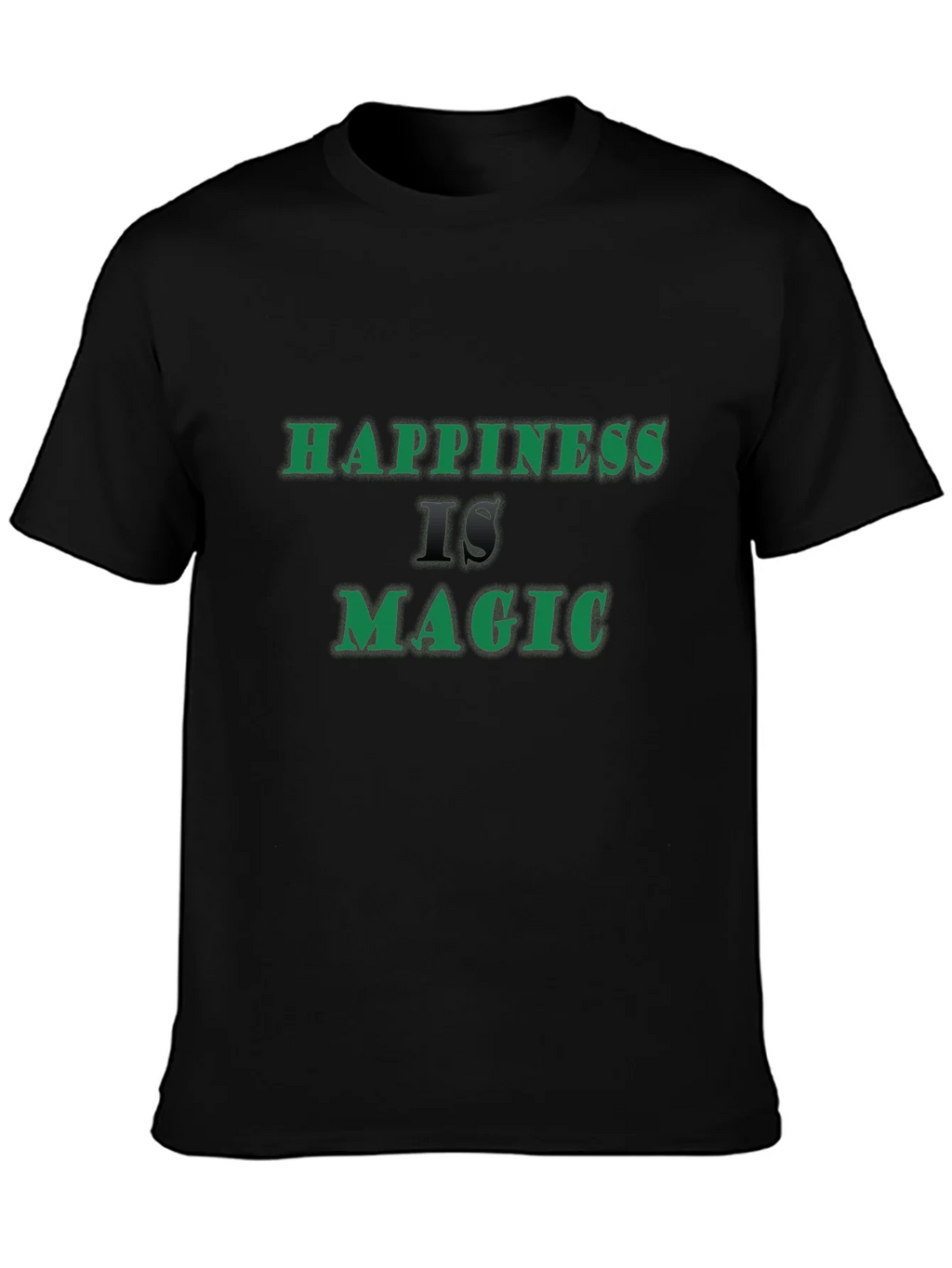 Happiness is Magic Black T-Shirt product image 1