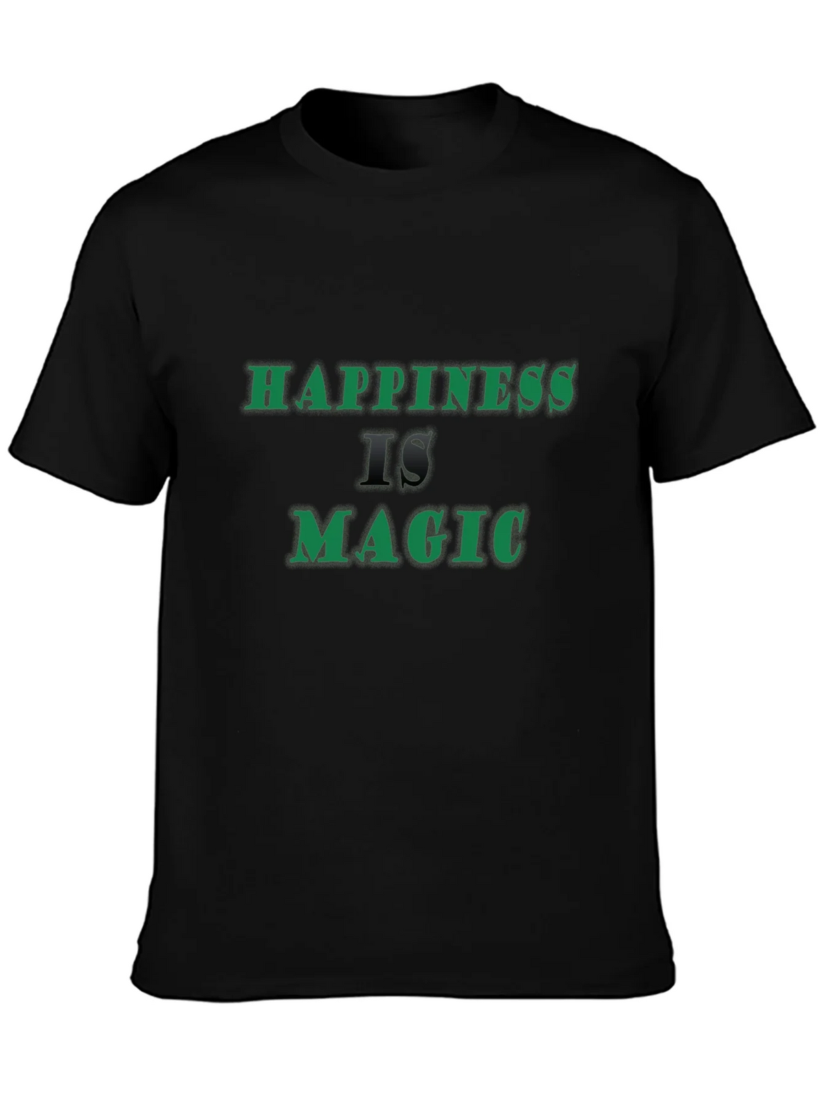 Happiness is Magic Black T-Shirt product image 1