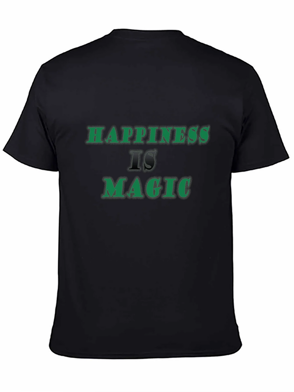 Happiness is Magic Black T-Shirt product image 2