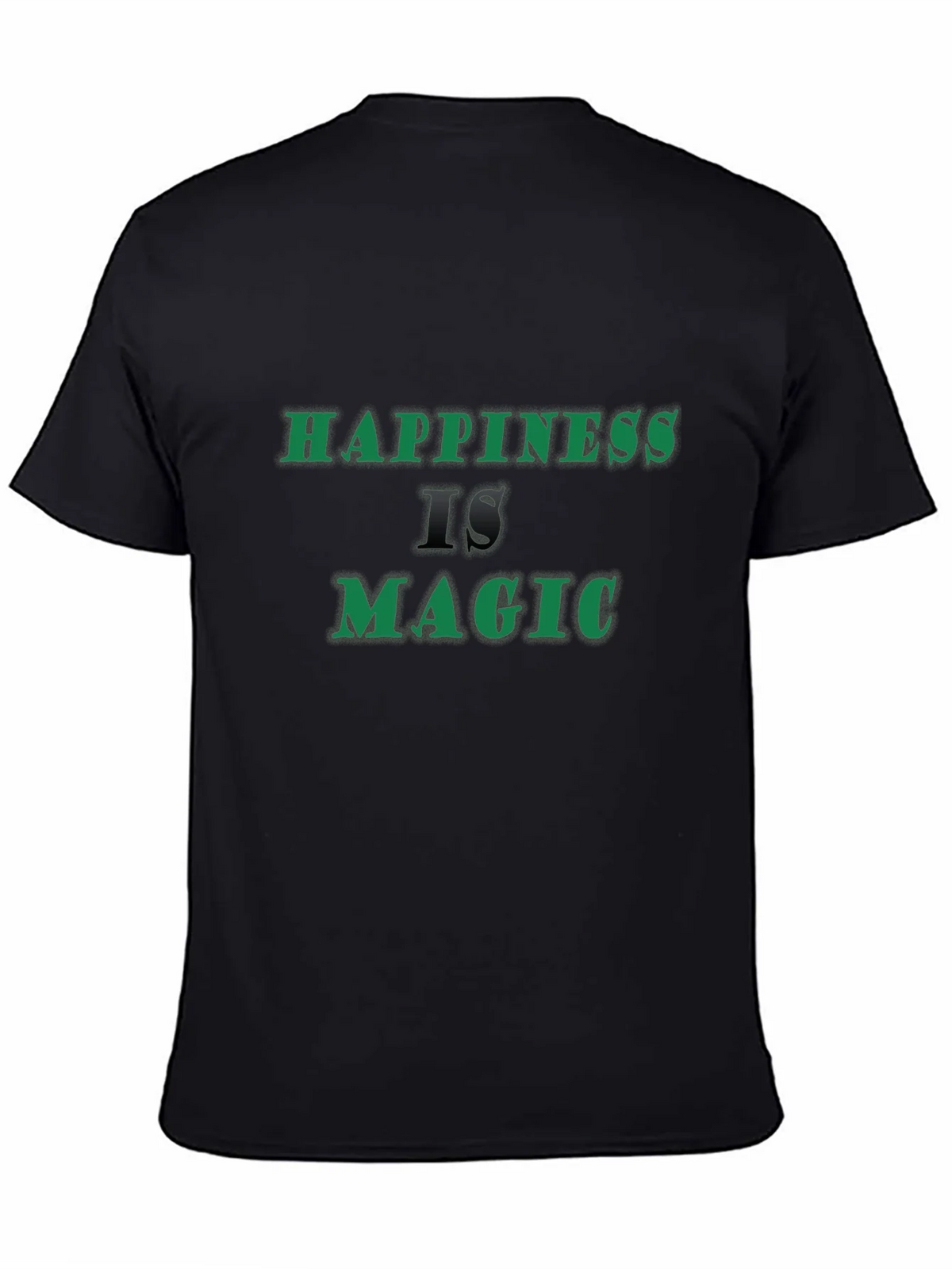 Happiness is Magic Black T-Shirt product image 2