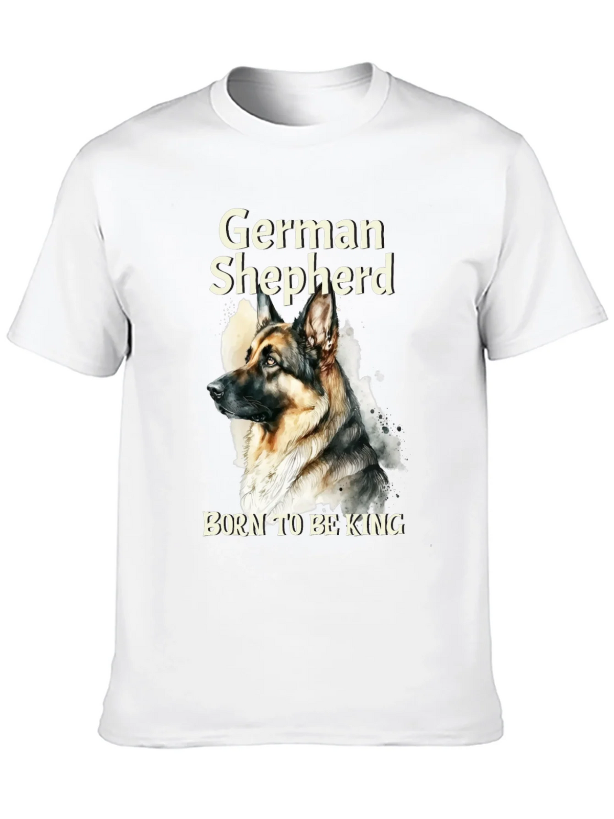 German Shepherd Born To Be King T-Shirt product image 6