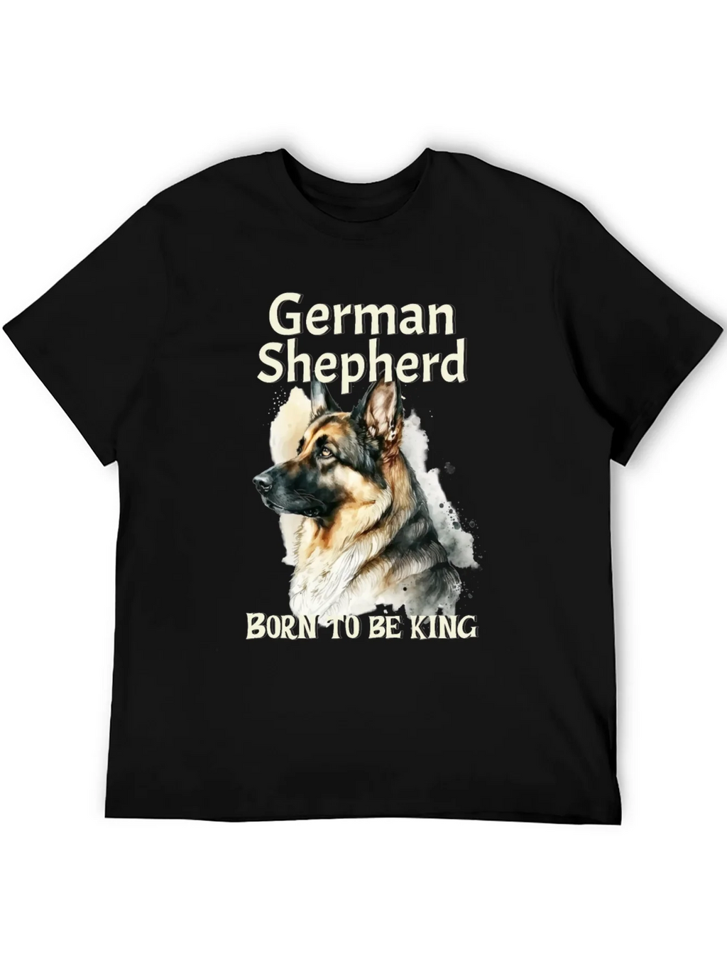 German Shepherd Born To Be King T-Shirt product image 4