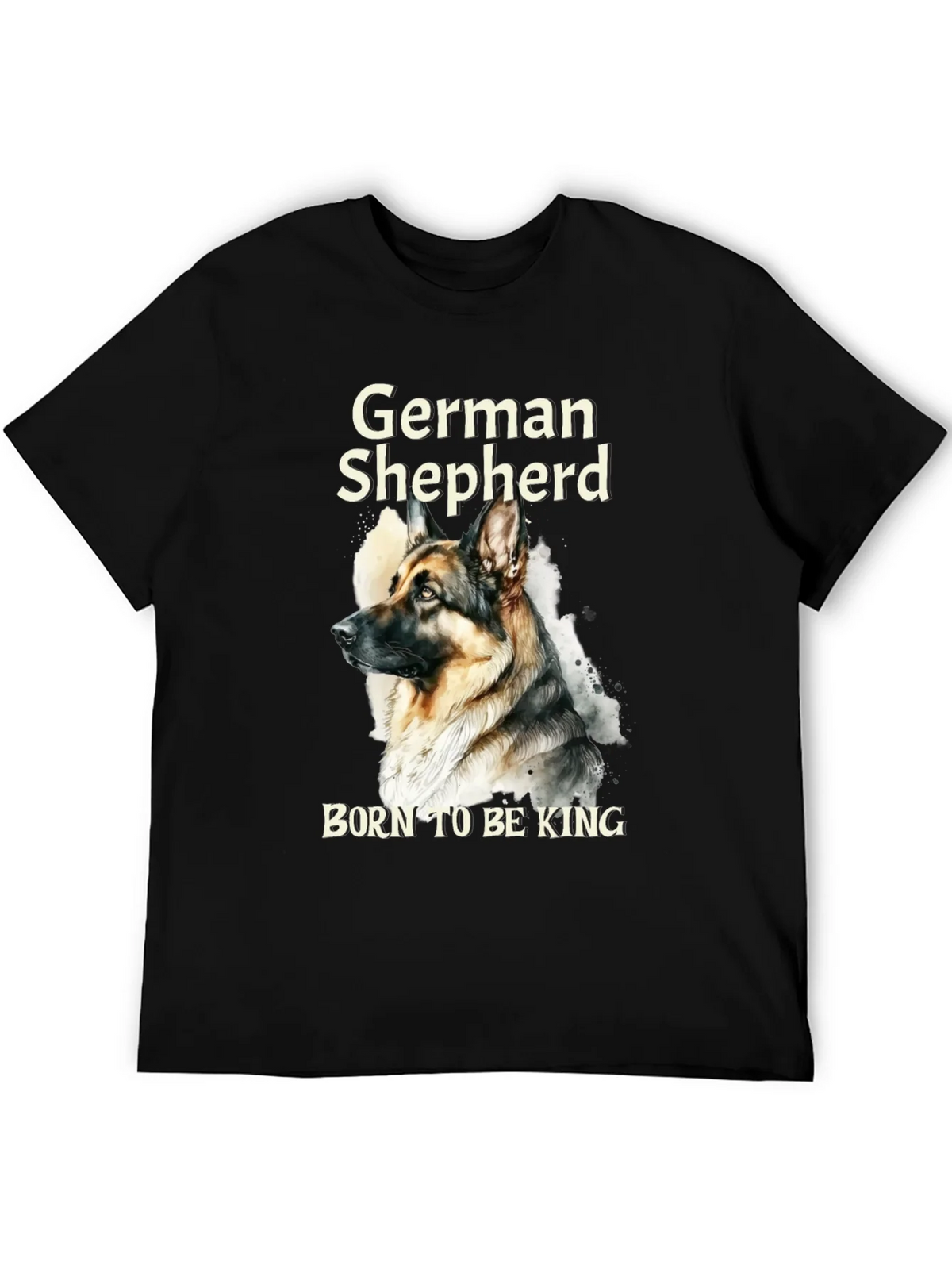 German Shepherd Born To Be King T-Shirt product image 4