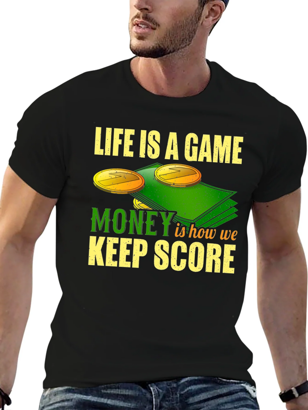 Life Is A Game Mens T-Shirt product image 6