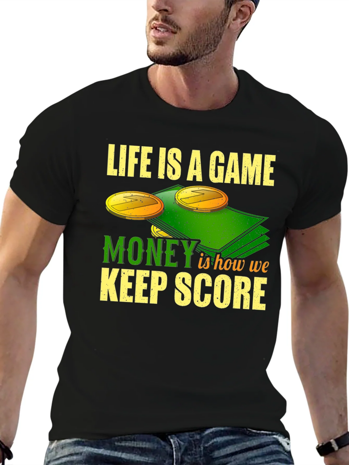 Life Is A Game Mens T-Shirt product image 6