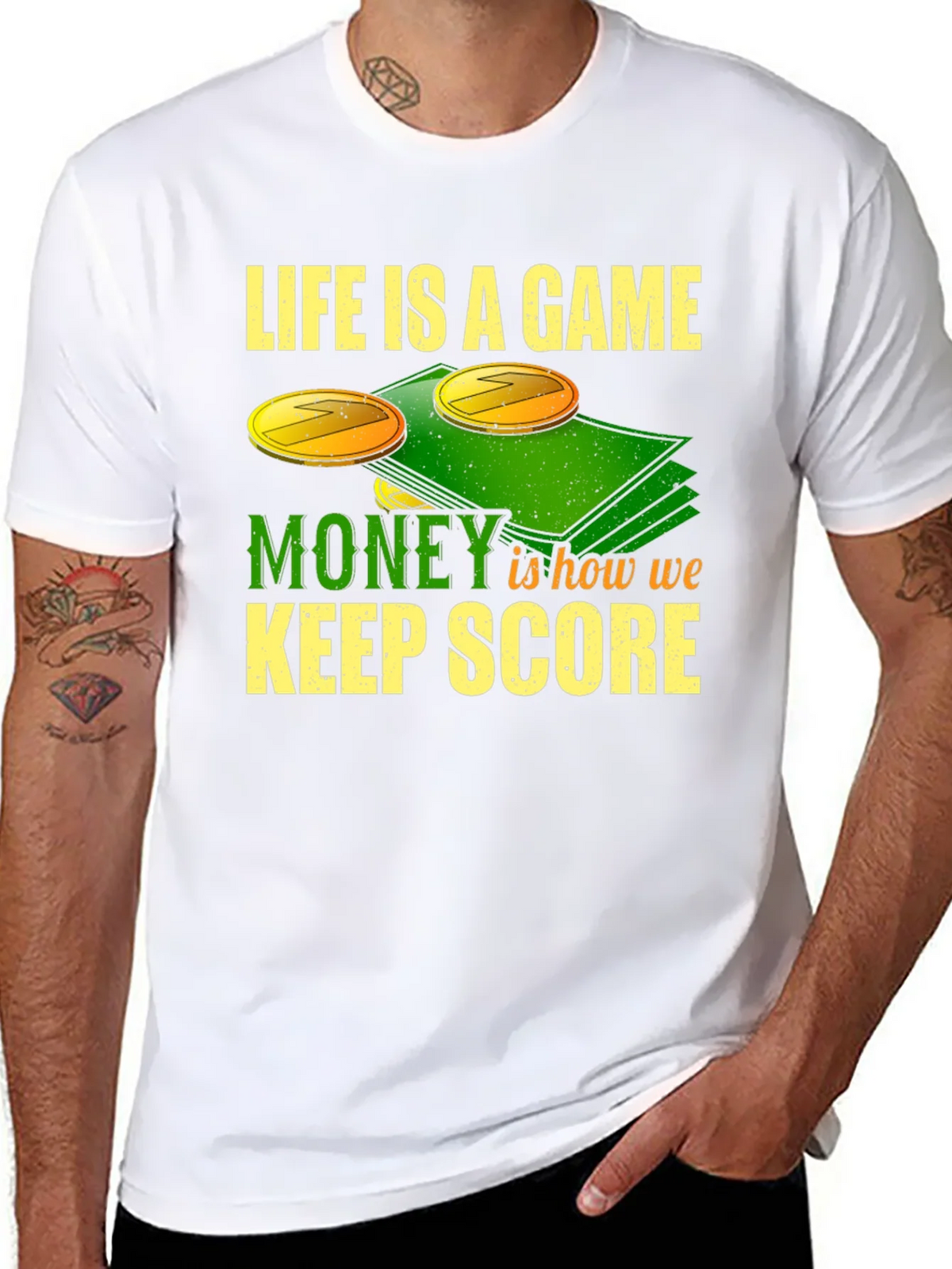 Life Is A Game Mens T-Shirt product image 7