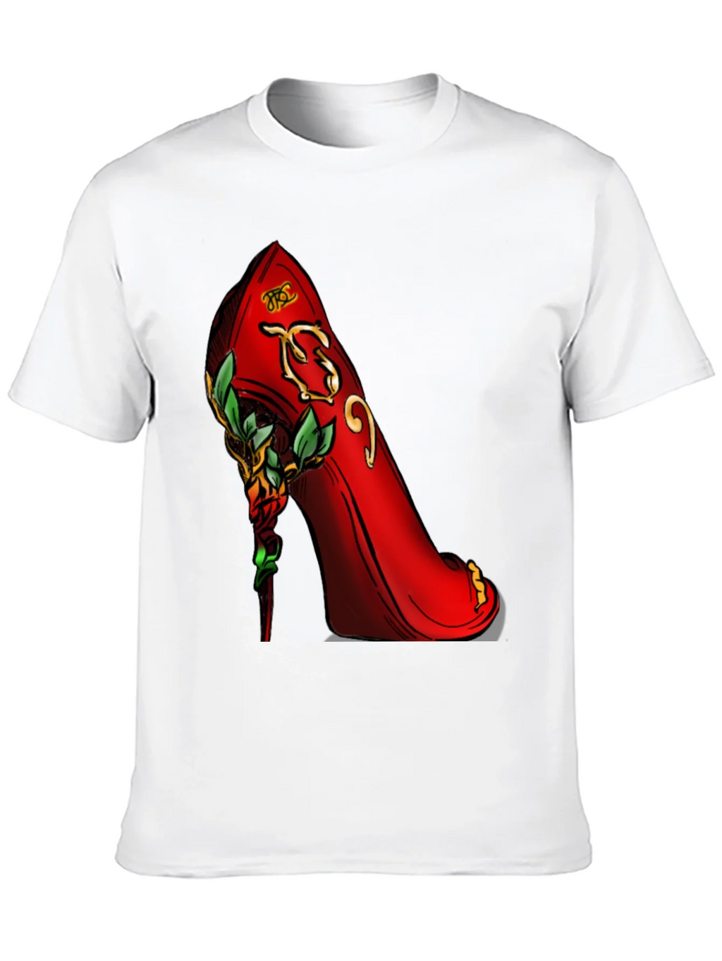 Red High Heel Graphic T-Shirt product image 9