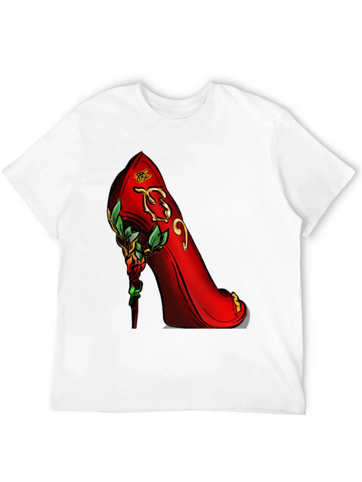 Red High Heel Graphic T-Shirt product image 11
