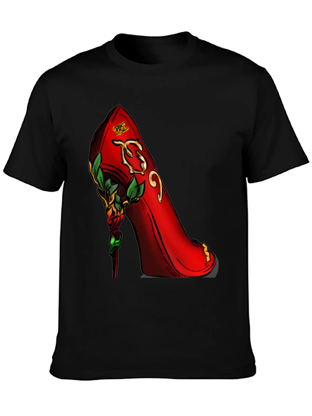 Red High Heel Graphic T-Shirt product image 3