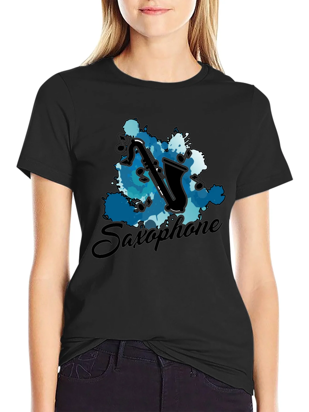 Saxophone Music T-Shirt - Artistic Instrument Tee product image 2