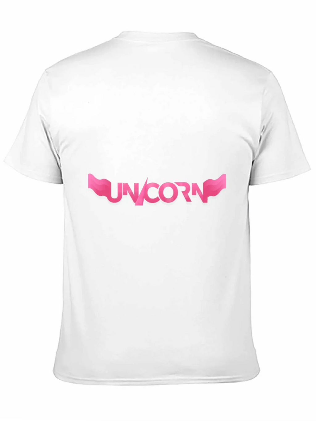 Unicorn Graphic T-Shirt - Pink Design on Black product image 9