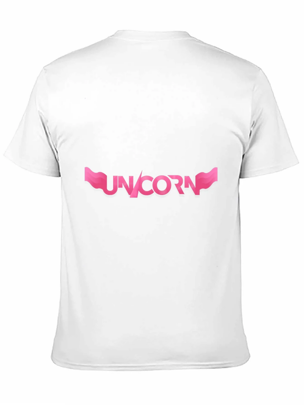 Unicorn Graphic T-Shirt - Pink Design on Black product image 9