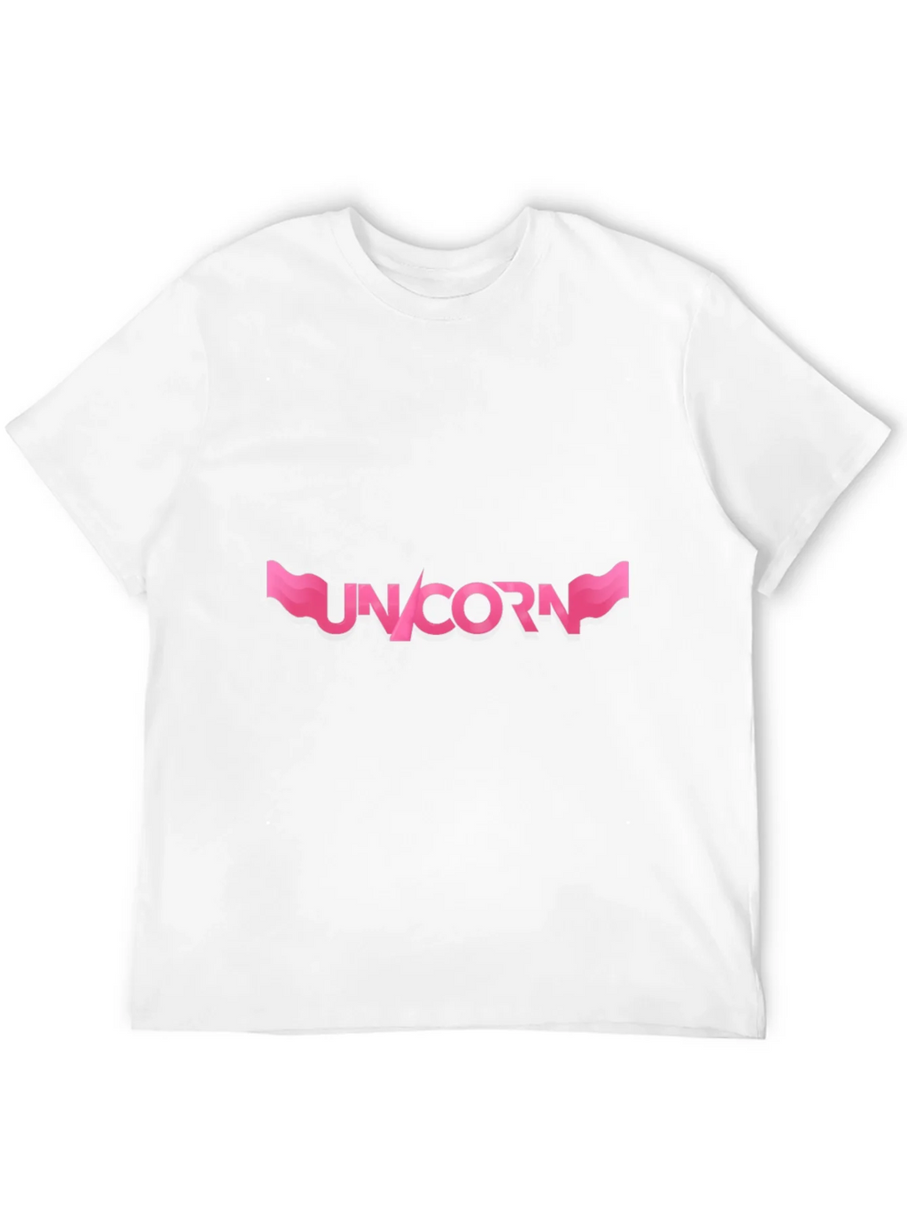 Unicorn Graphic T-Shirt - Pink Design on Black product image 10
