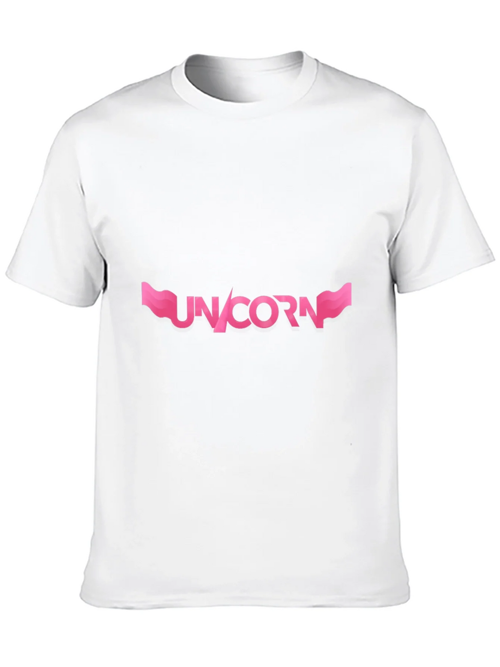 Unicorn Graphic T-Shirt - Pink Design on Black product image 8