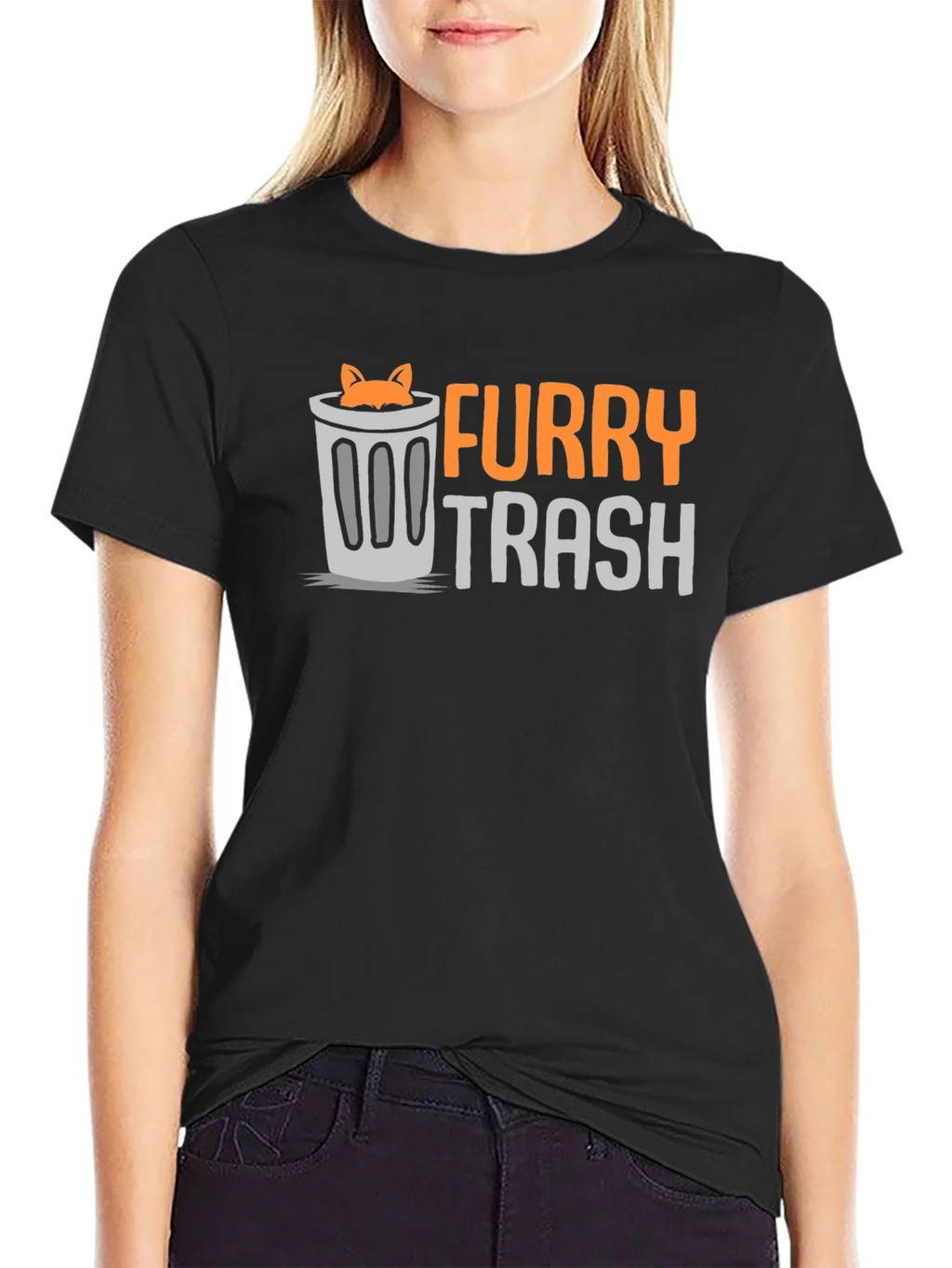 Furry Trash T-Shirt - Novelty Graphic Tee product image 2
