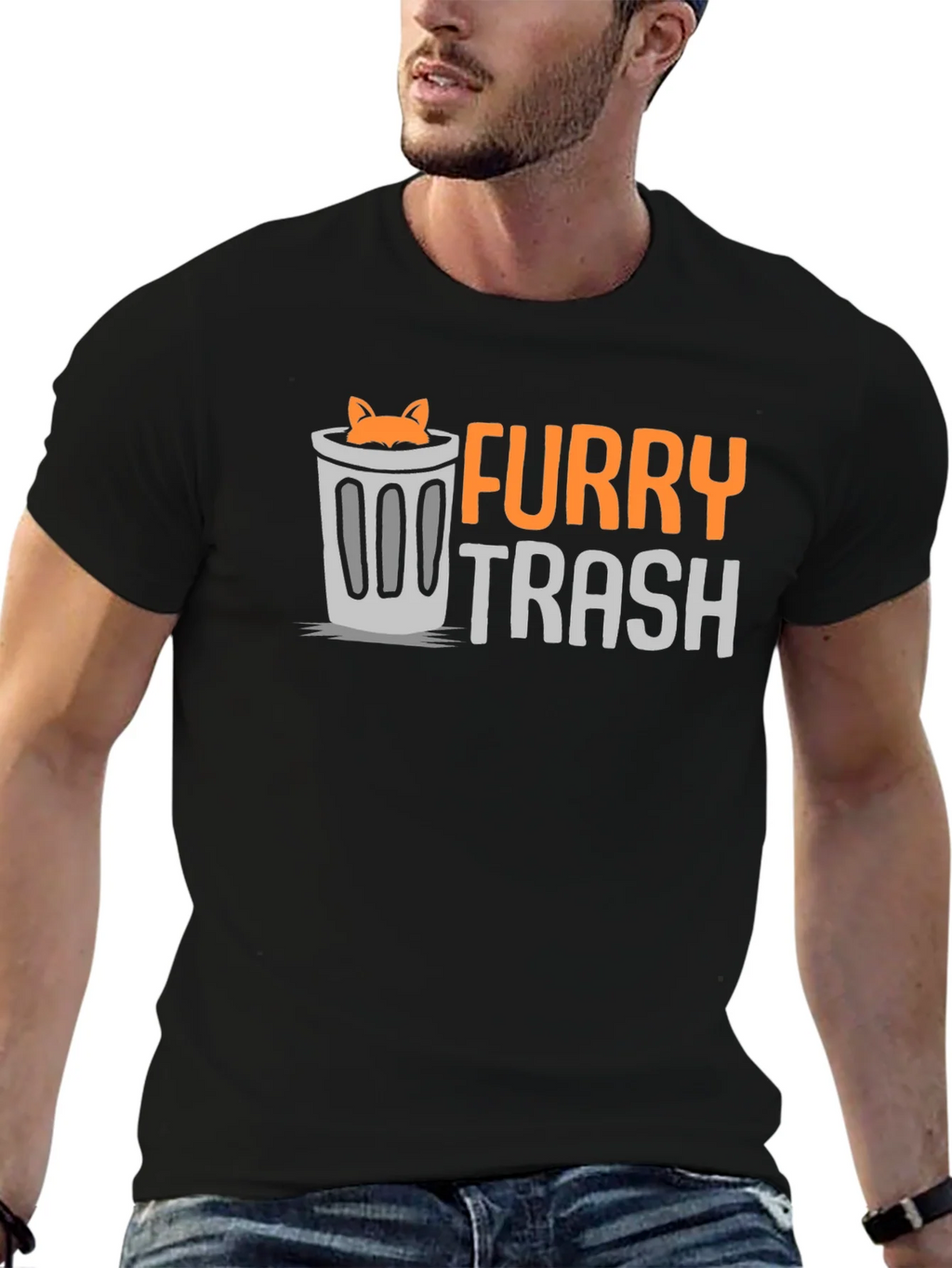 Furry Trash T-Shirt - Novelty Graphic Tee product image 6