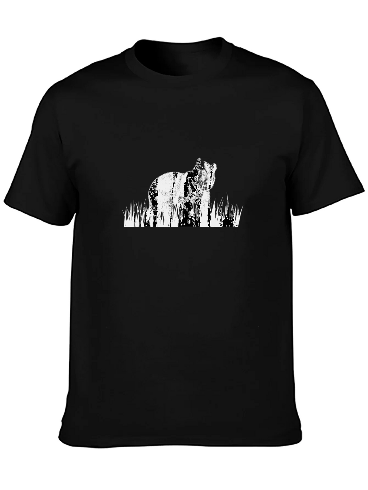 Bear Graphic Black T-Shirt product image 3