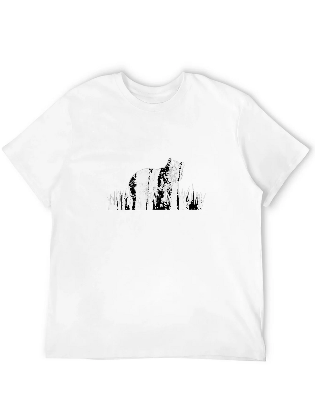Bear Graphic Black T-Shirt product image 9