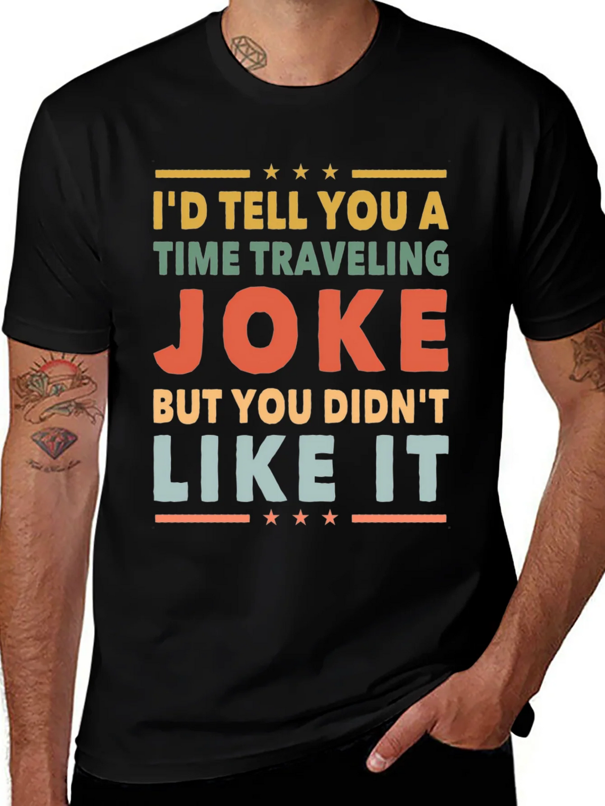 Time Traveling Joke Graphic Tee product image 1