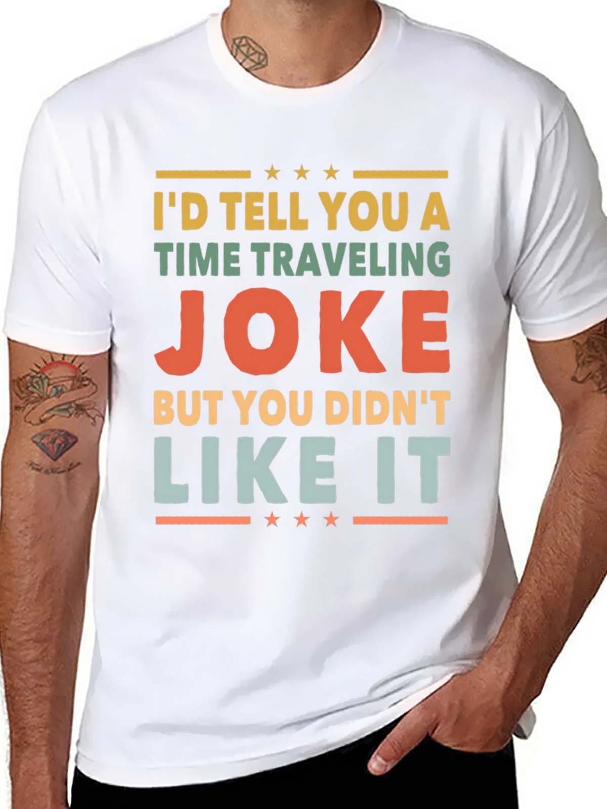 Time Traveling Joke Graphic Tee product image 7