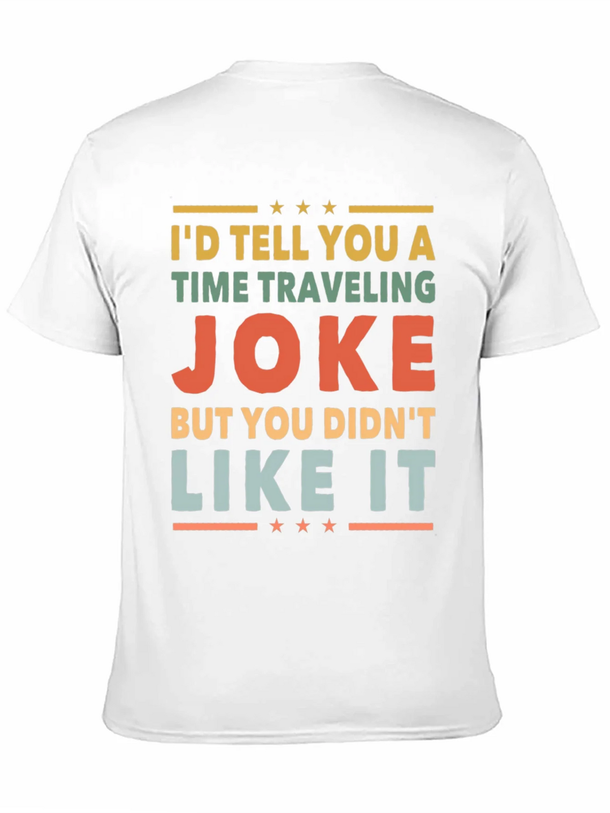 Time Traveling Joke Graphic Tee product image 10