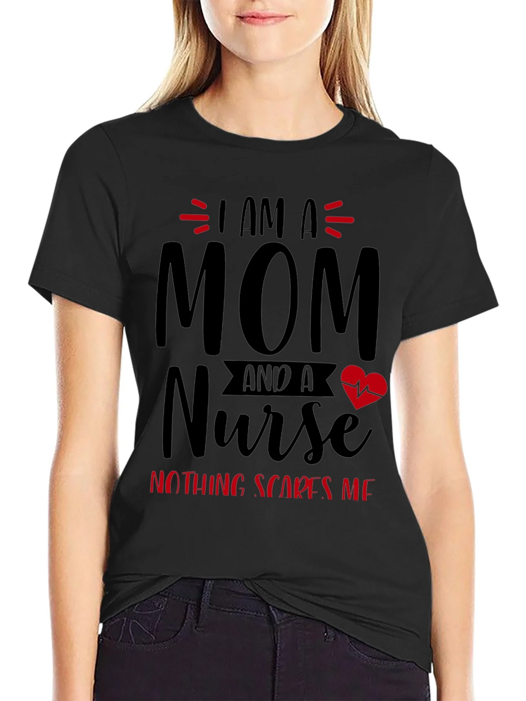 I Am A Mom and A Nurse T-Shirt product image 2