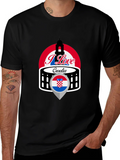 I Love Croatia T-Shirt - Black Graphic Tee product image 1