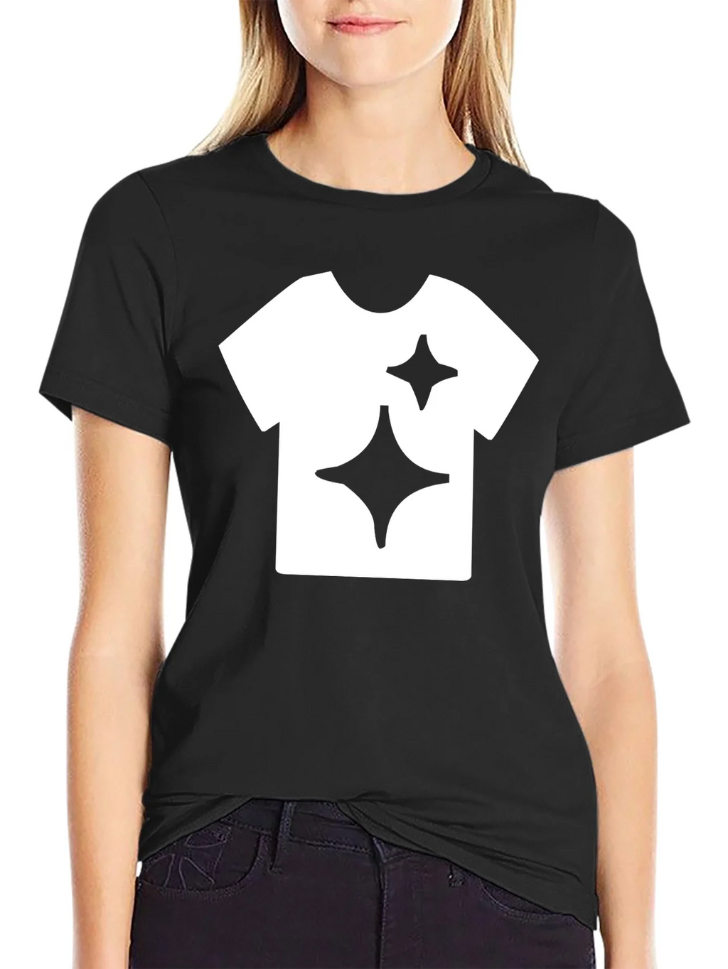 Stylish Black T-Shirt with Graphic Print product image 2