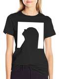 Silhouette Graphic Print Black T-Shirt product image 1