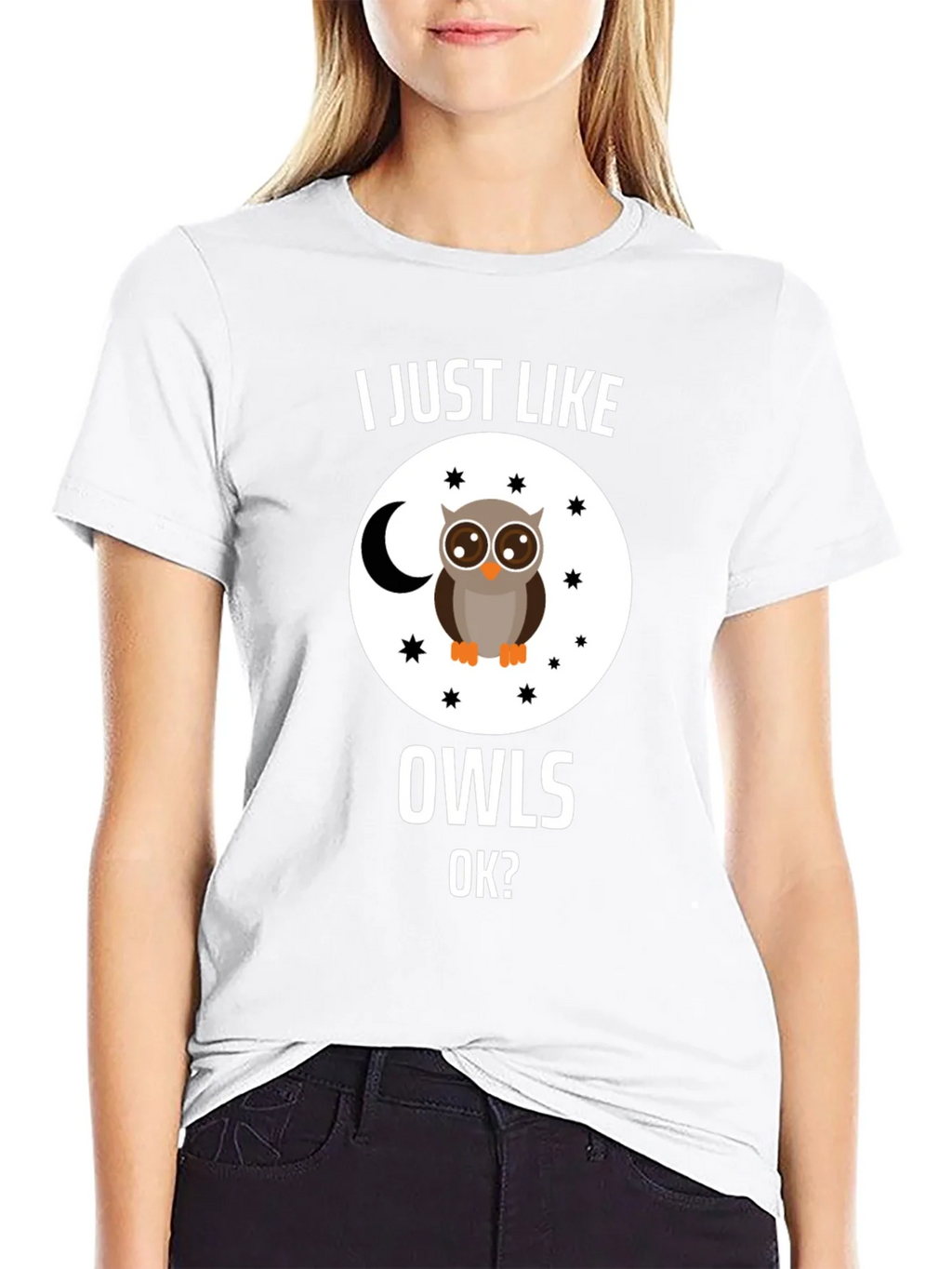 I Just Like Owls OK? T-Shirt product image 8
