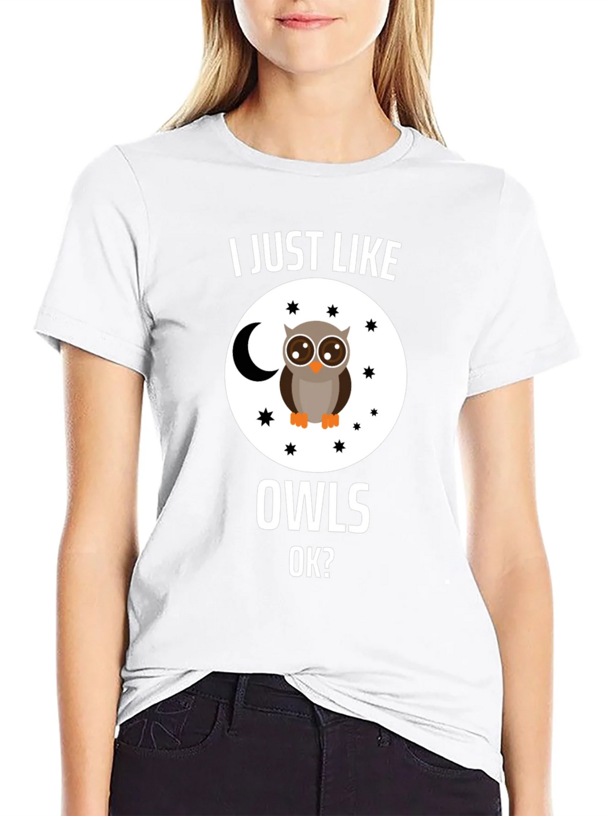I Just Like Owls OK? T-Shirt product image 8