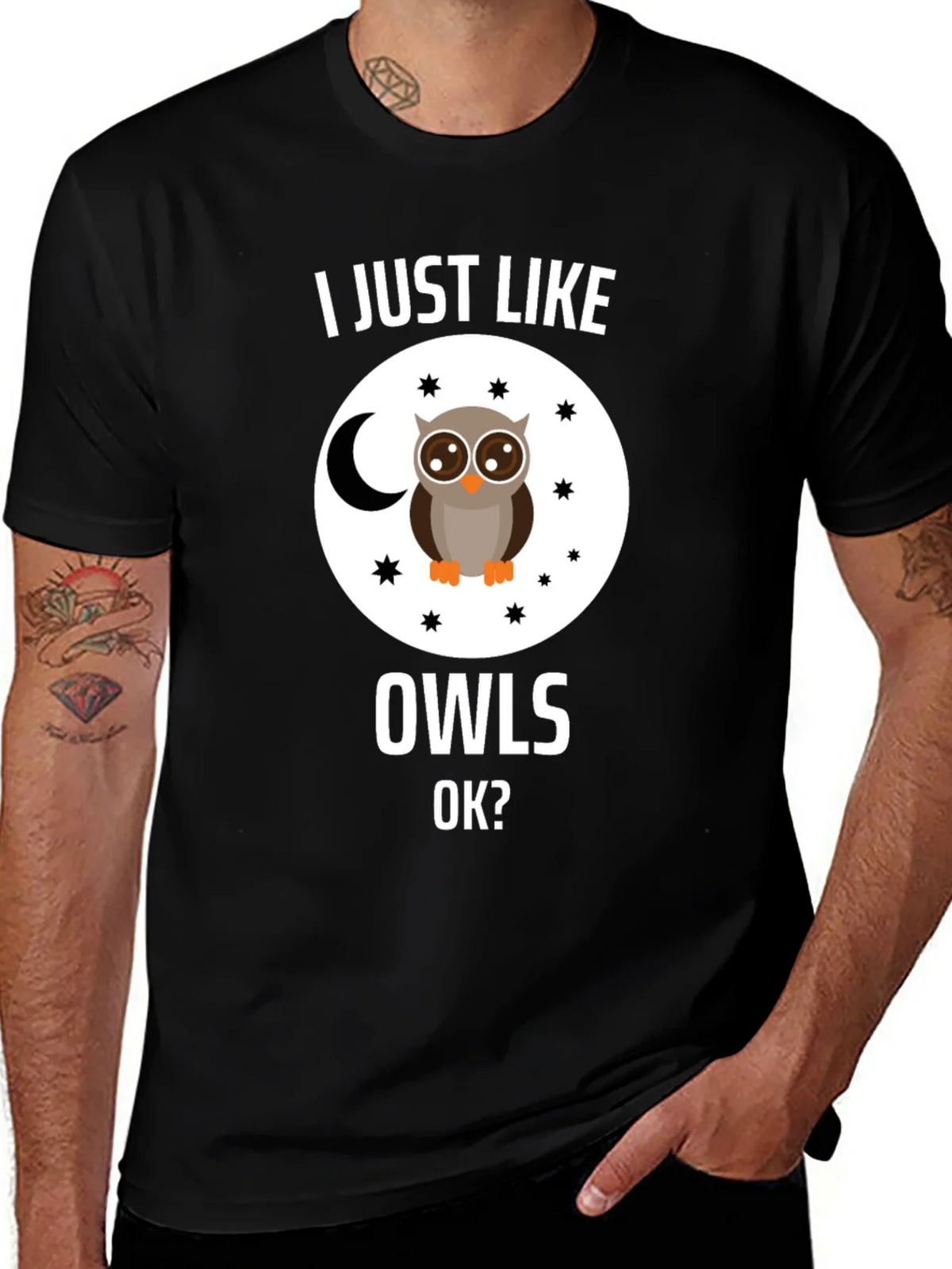 I Just Like Owls OK? T-Shirt product image 1