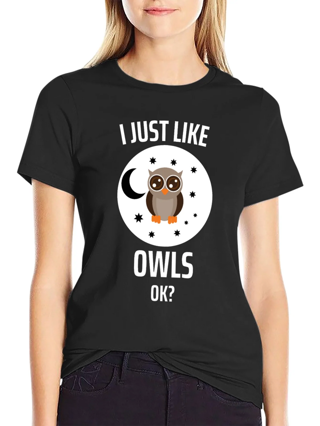 I Just Like Owls OK? T-Shirt product image 2