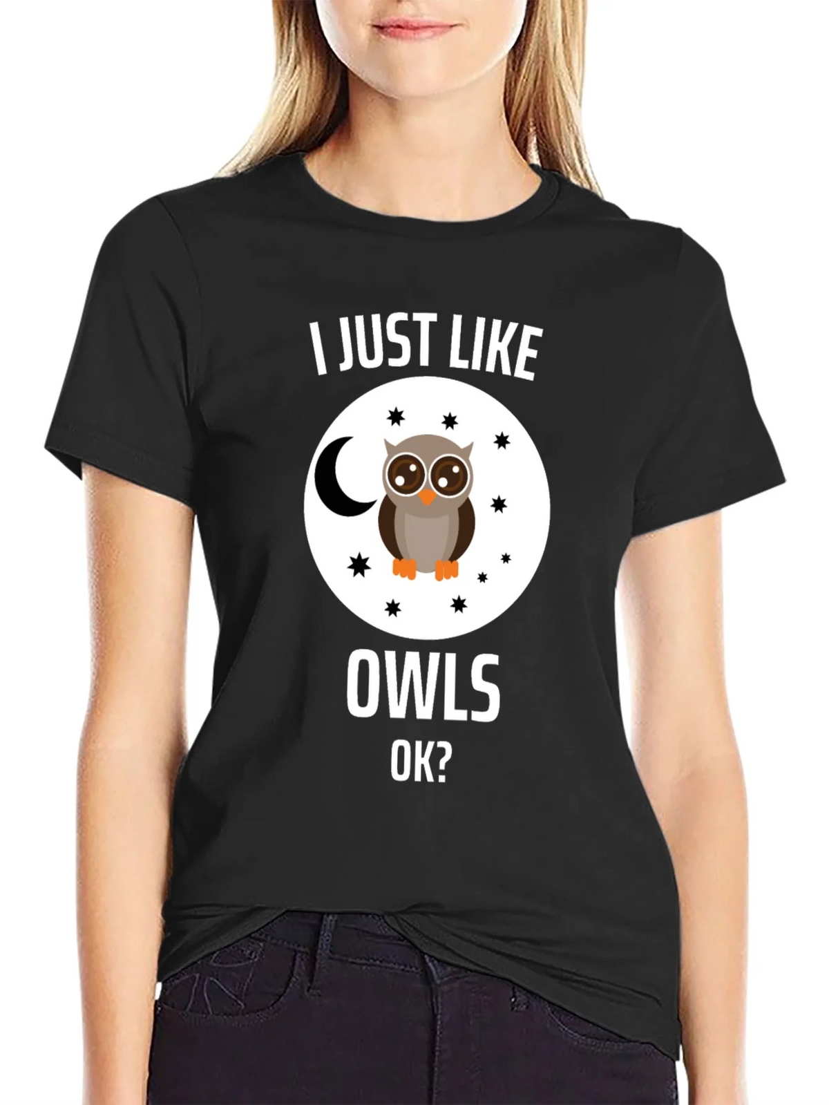 I Just Like Owls OK? T-Shirt product image 2