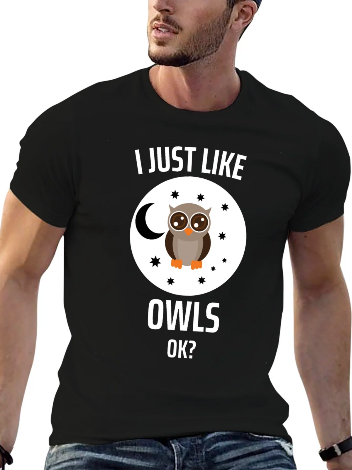 I Just Like Owls OK? T-Shirt product image 6