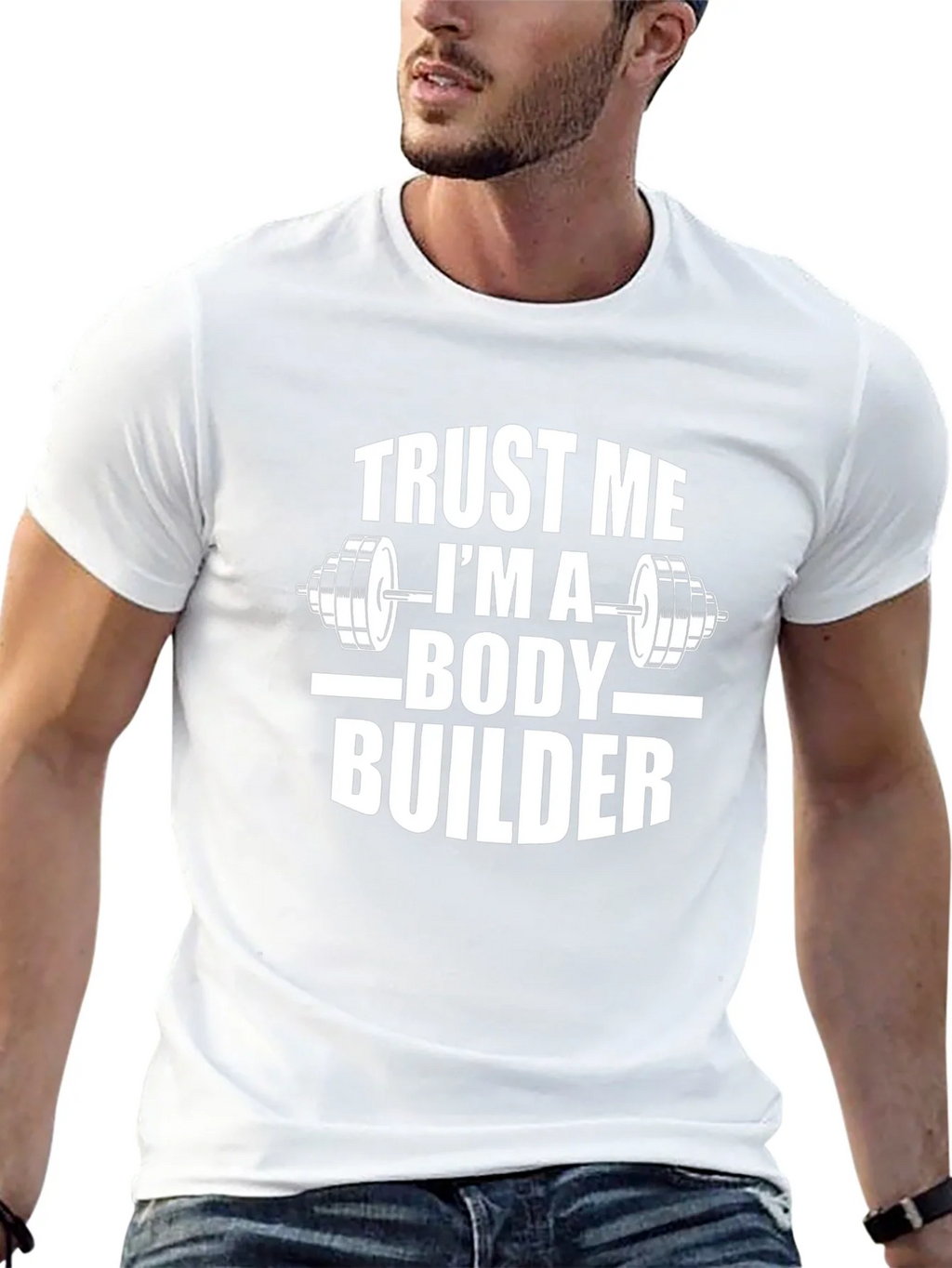 Trust Me Im A Body Builder Black T-Shirt product image 12