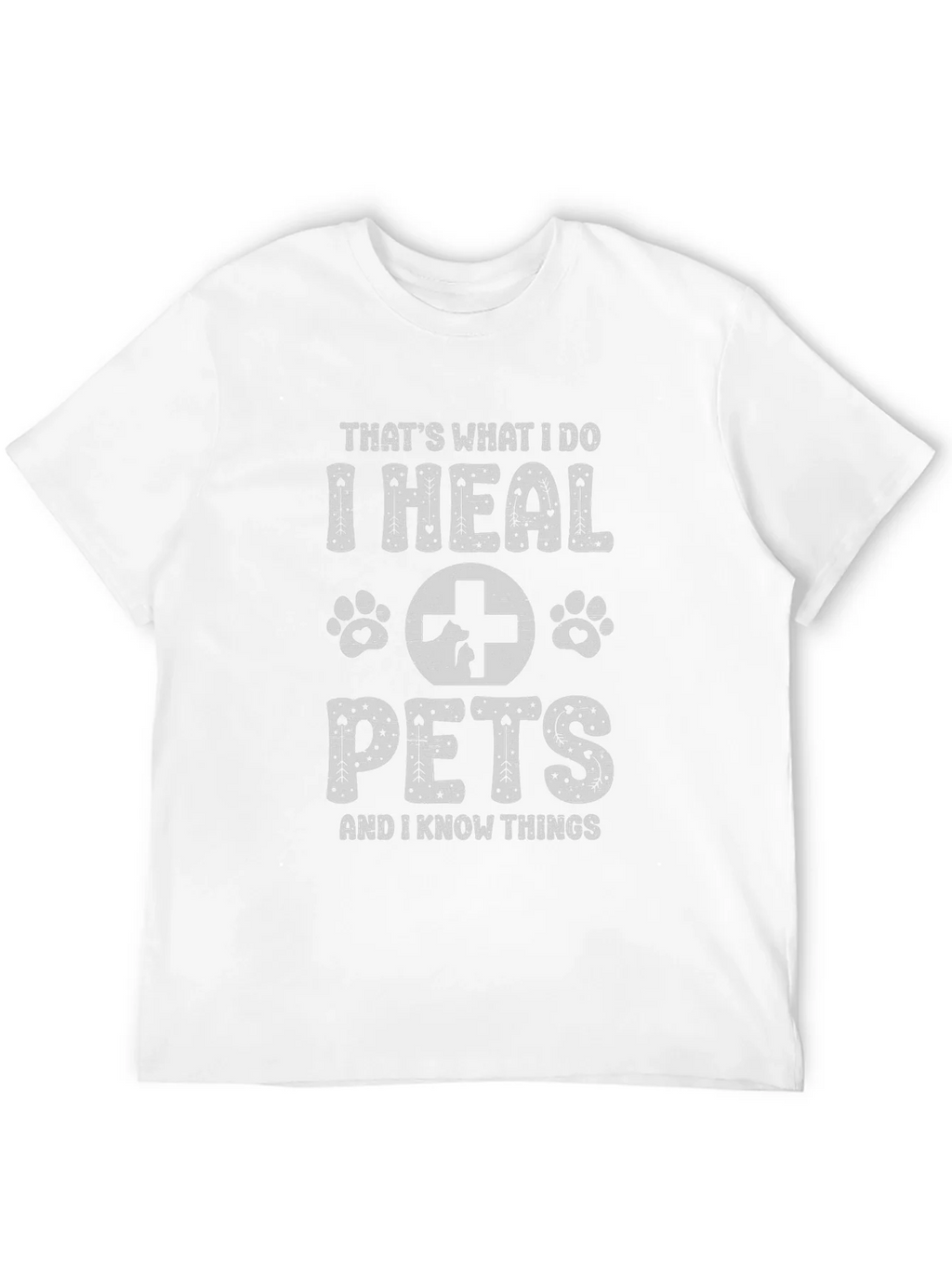 I Heal Pets Black T-Shirt product image 10
