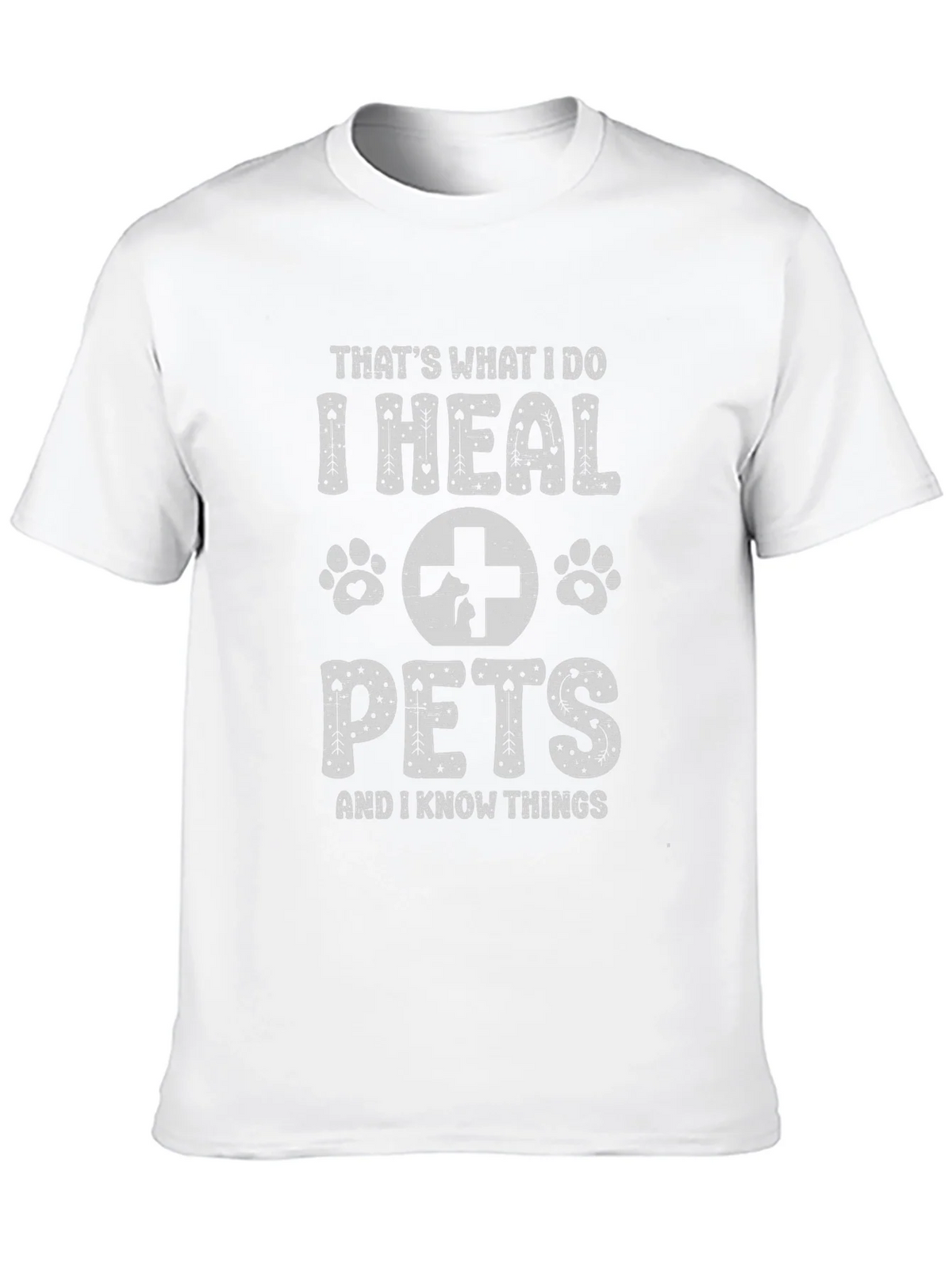 I Heal Pets Black T-Shirt product image 8
