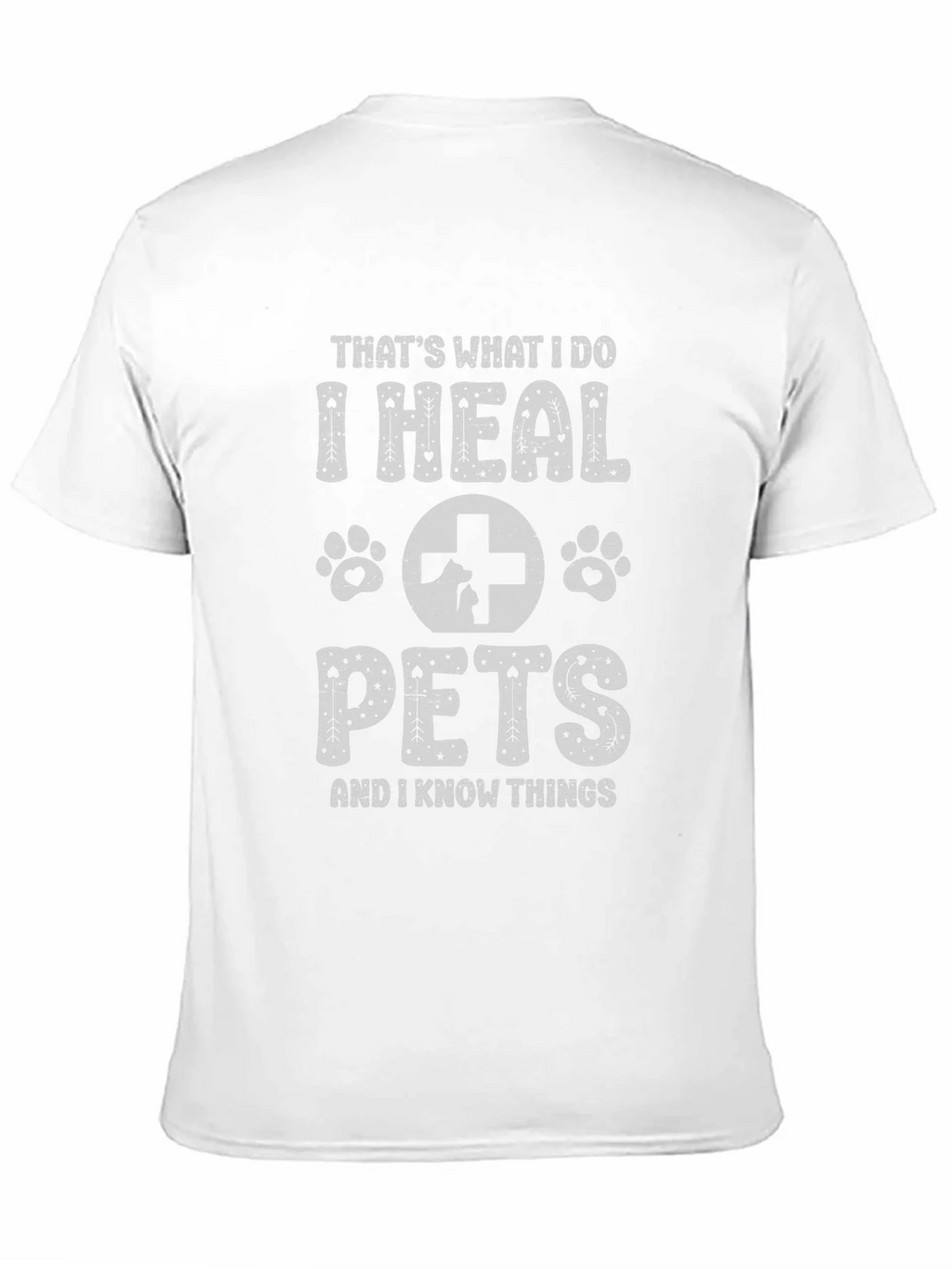 I Heal Pets Black T-Shirt product image 9