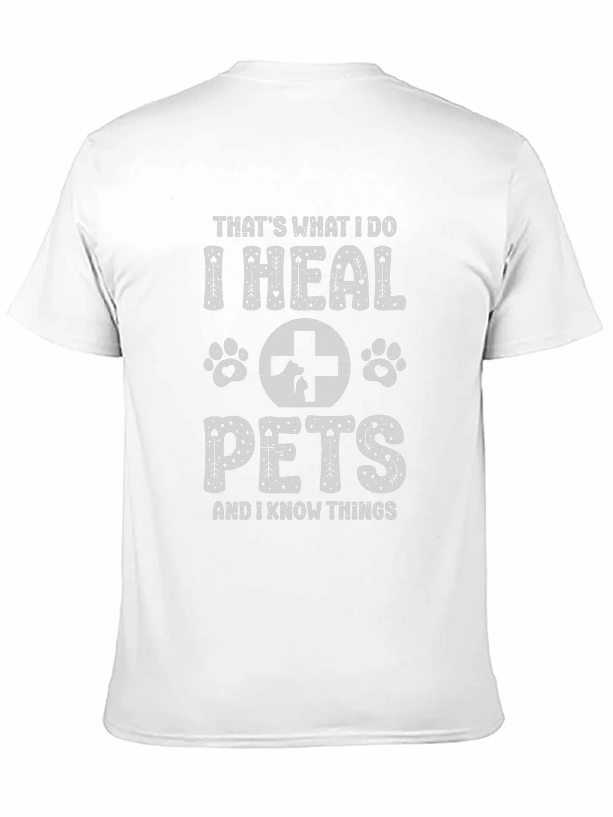I Heal Pets Black T-Shirt product image 9