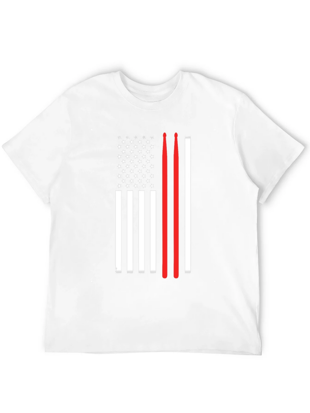 American Flag Drummer T-Shirt product image 9