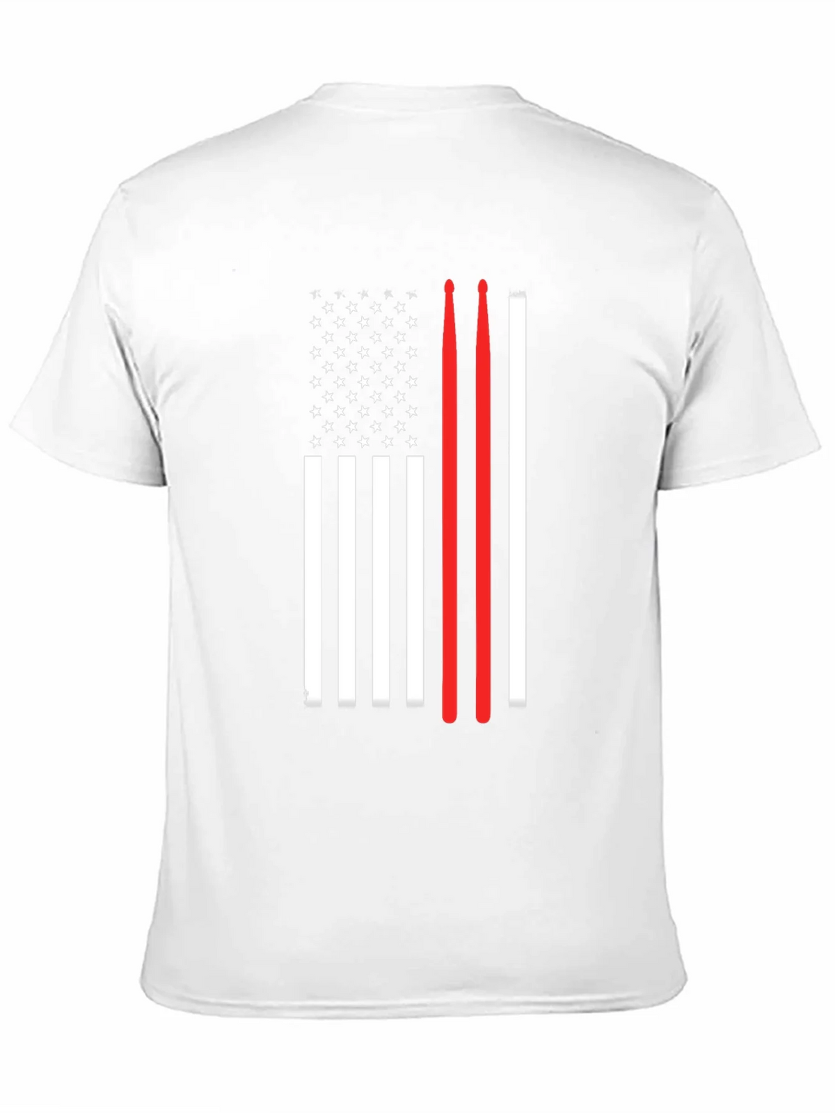 American Flag Drummer T-Shirt product image 8