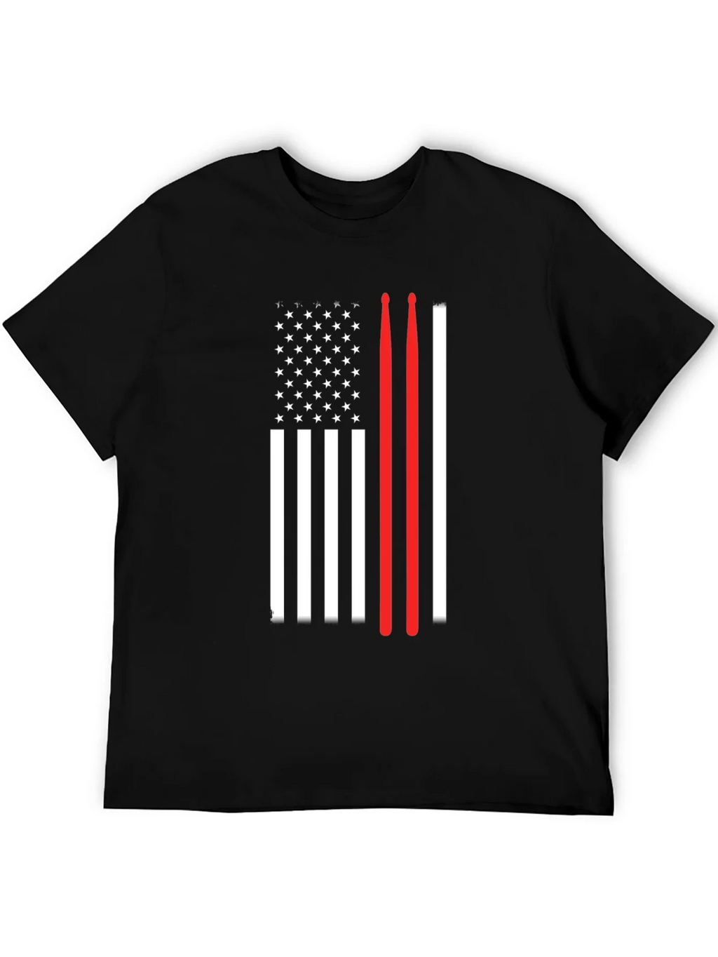American Flag Drummer T-Shirt product image 5
